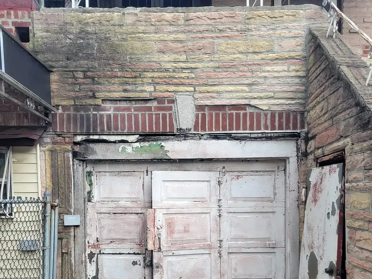 Rotted wood doors past repair